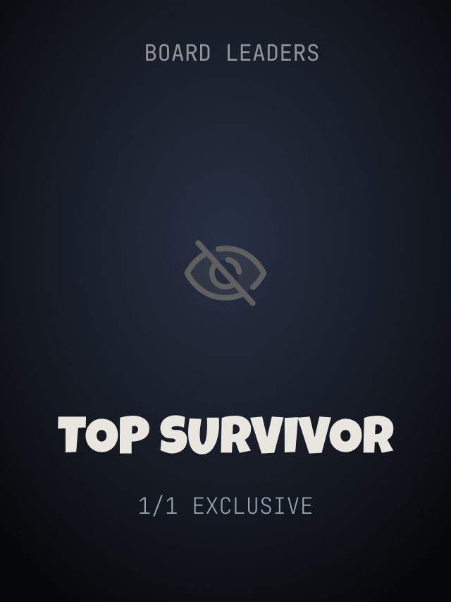 Top Survivor Edition — Board leader